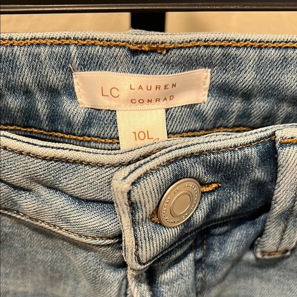 LC Lauren Conrad Blue Straight Leg Jeans - Picture 2 of 3